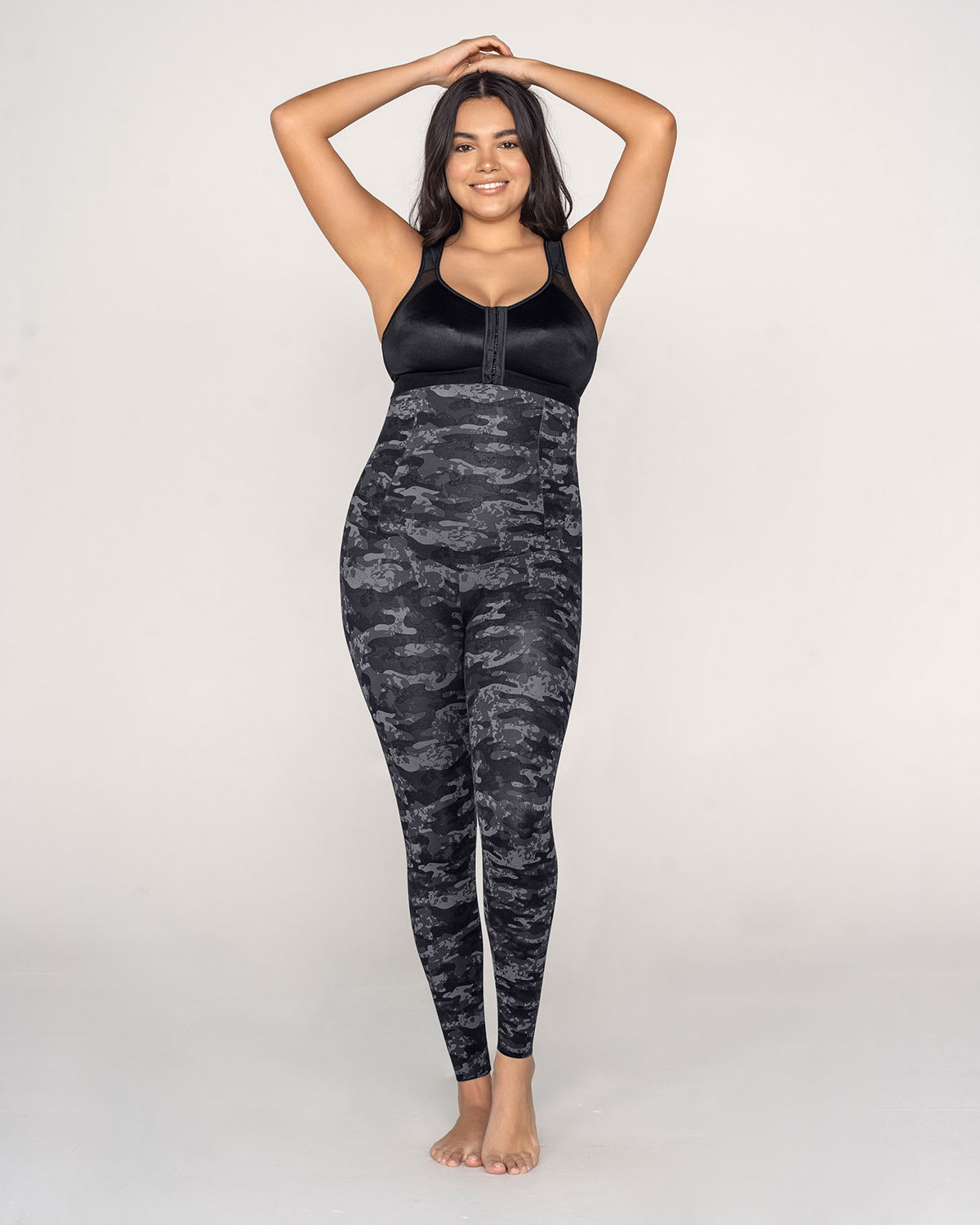 Extra high waisted firm compression legging