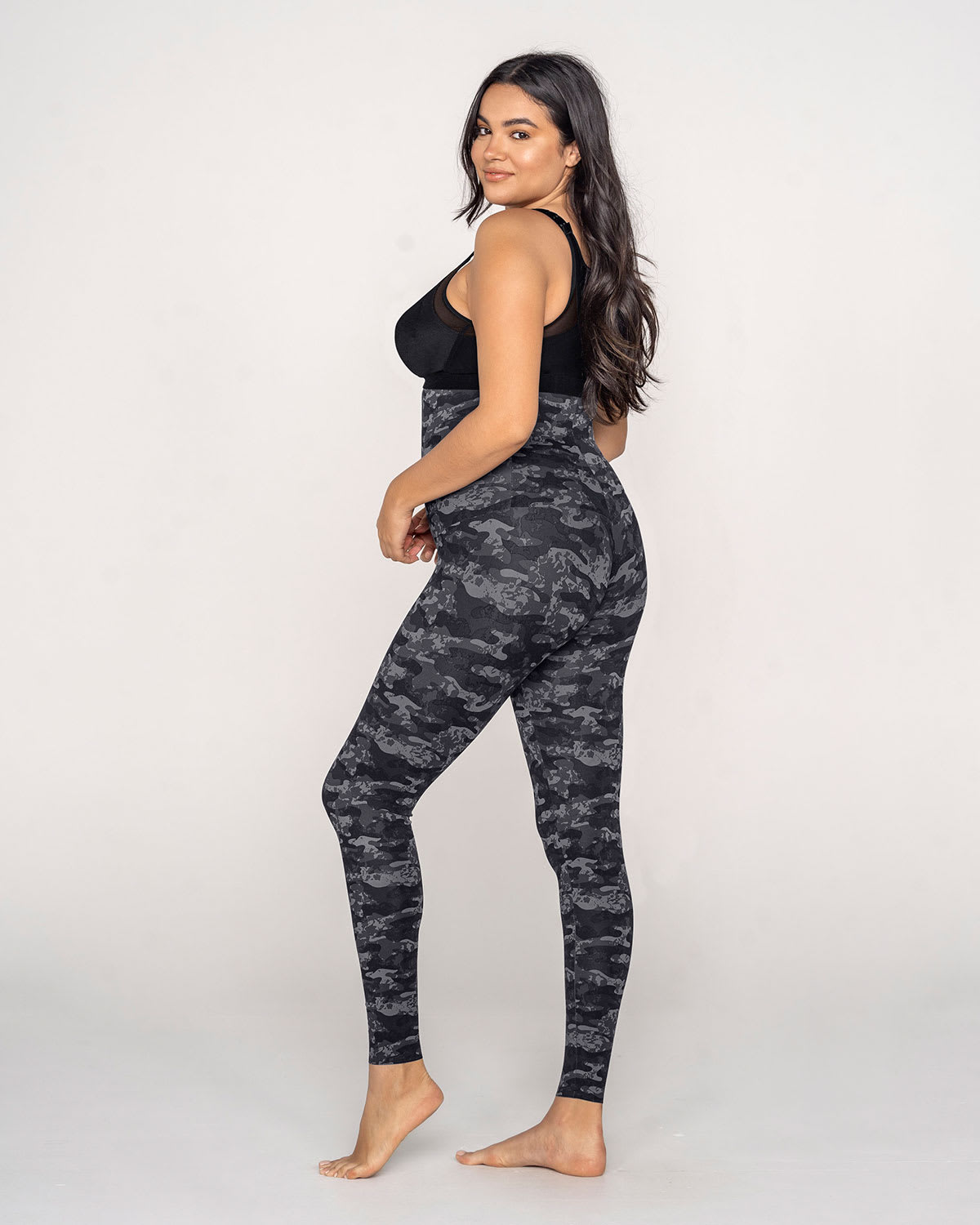 Extra high waisted firm compression legging