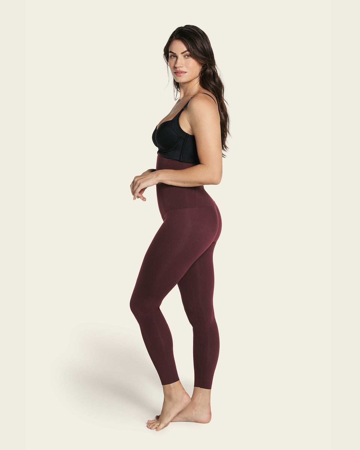 Extra high waisted firm compression legging