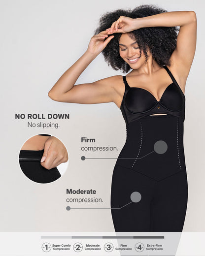 Extra high waisted firm compression legging