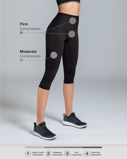 High-waisted shaper capri