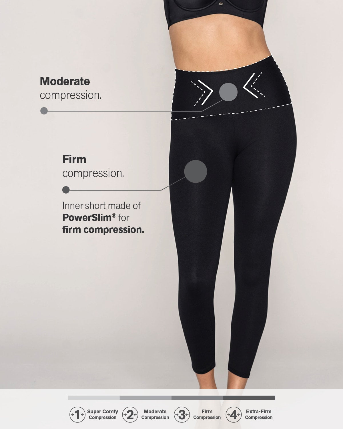 Sculpting shaper legging with butt-lifting inner short