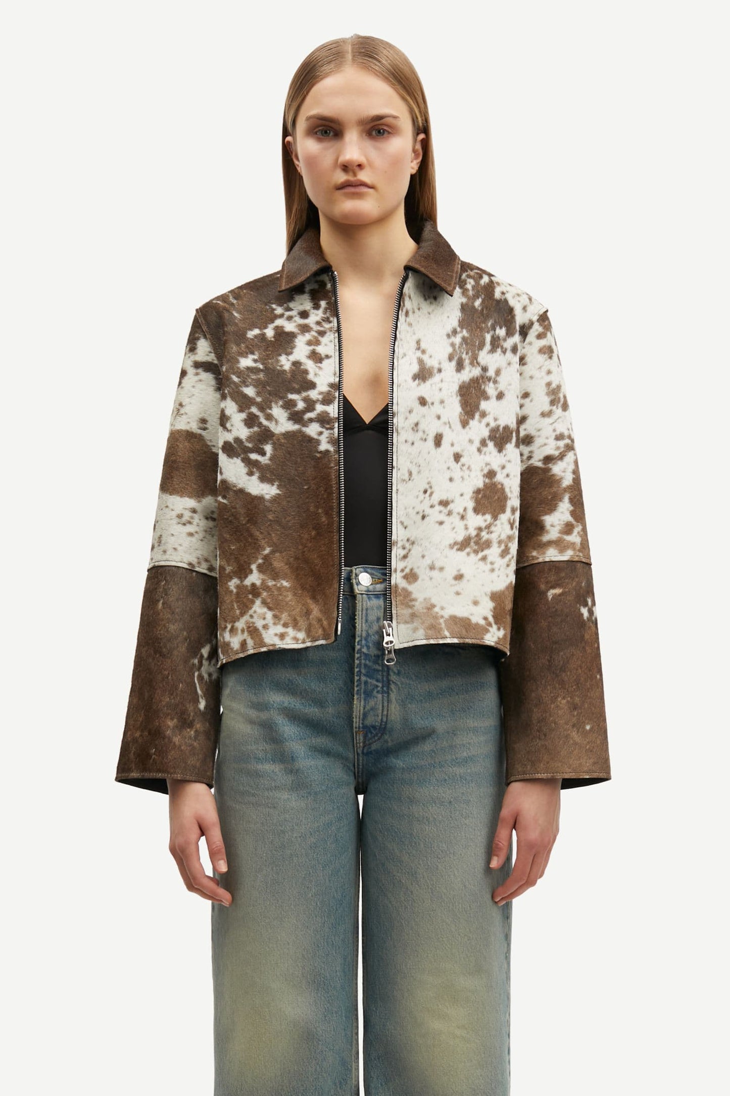 Cow Print Jacket