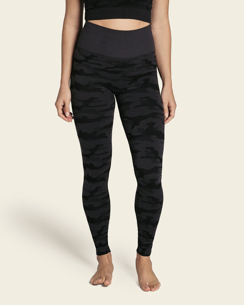 Sculpting high-waisted graphic active legging