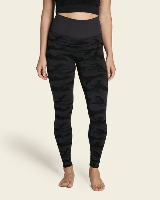 Sculpting high-waisted graphic active legging