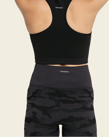 Sculpting high-waisted graphic active legging