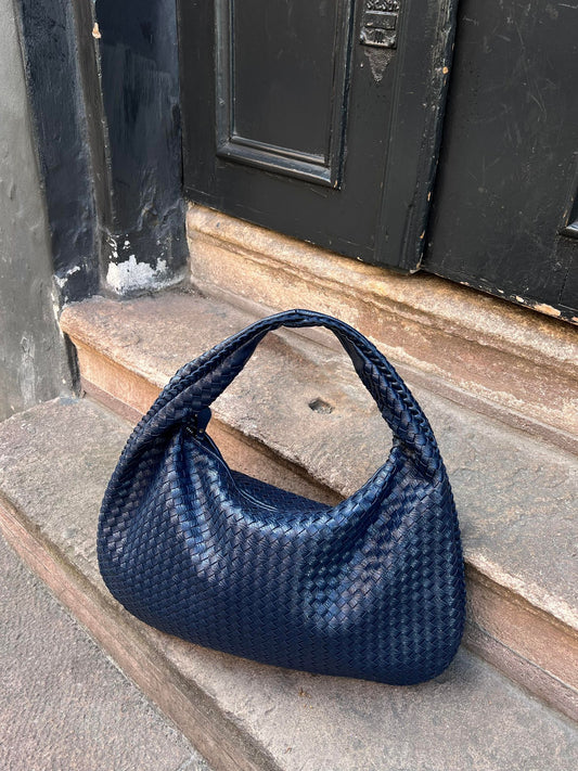 Cross-Weave Bag - Navy