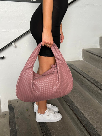 Cross-Weave Bag - Rose