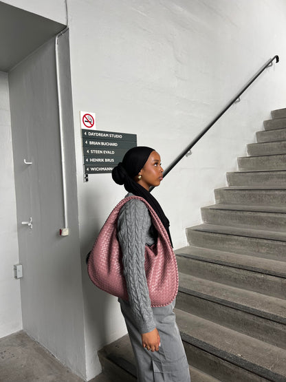 Cross-Weave Bag - Rose