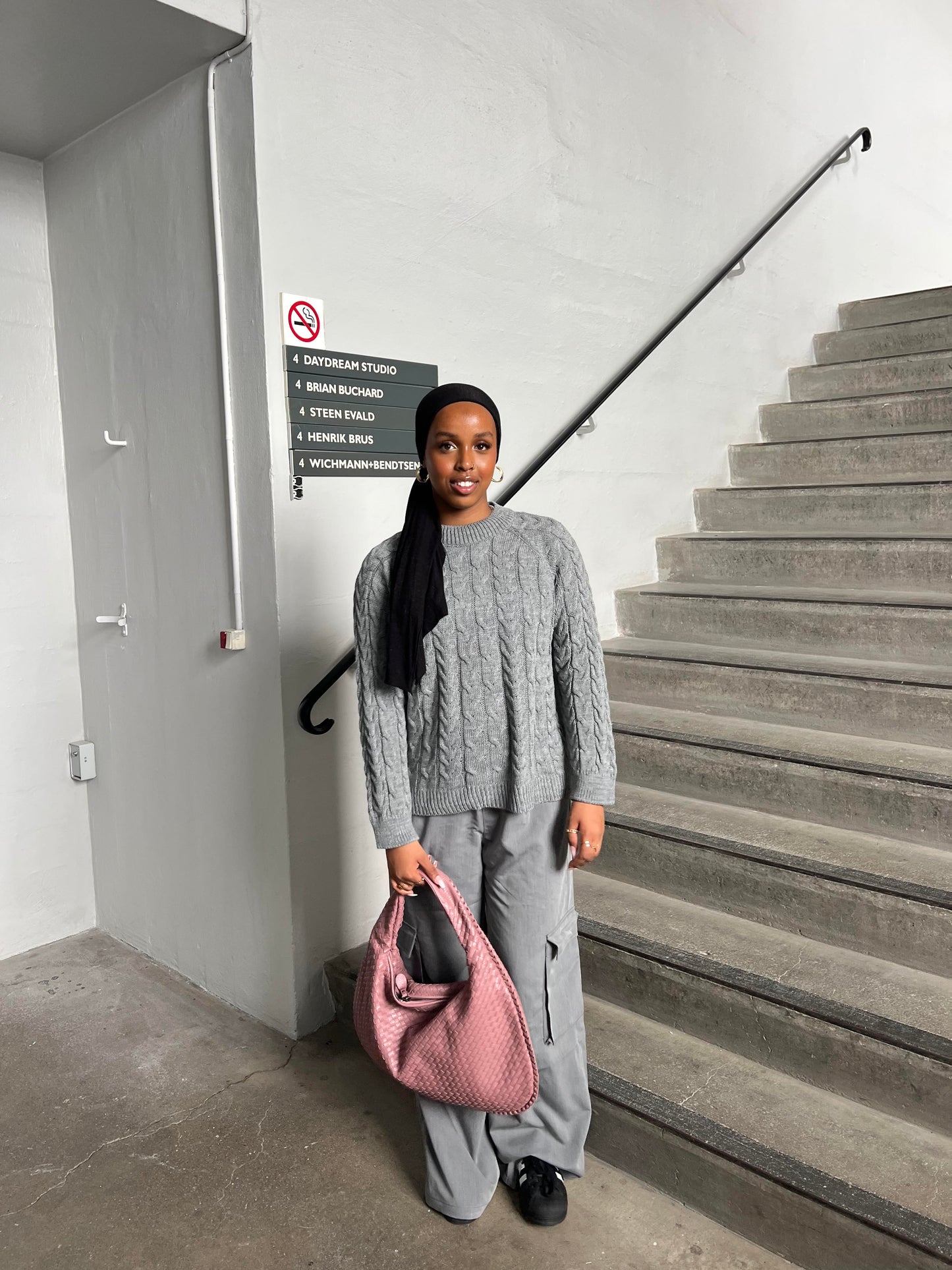 Cross-Weave Bag - Rose