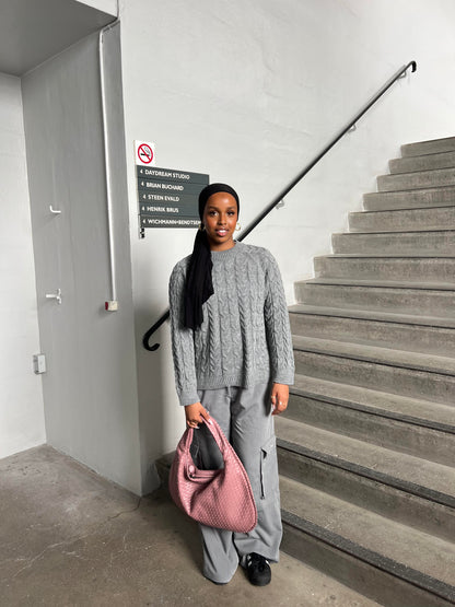 Cross-Weave Bag - Rose