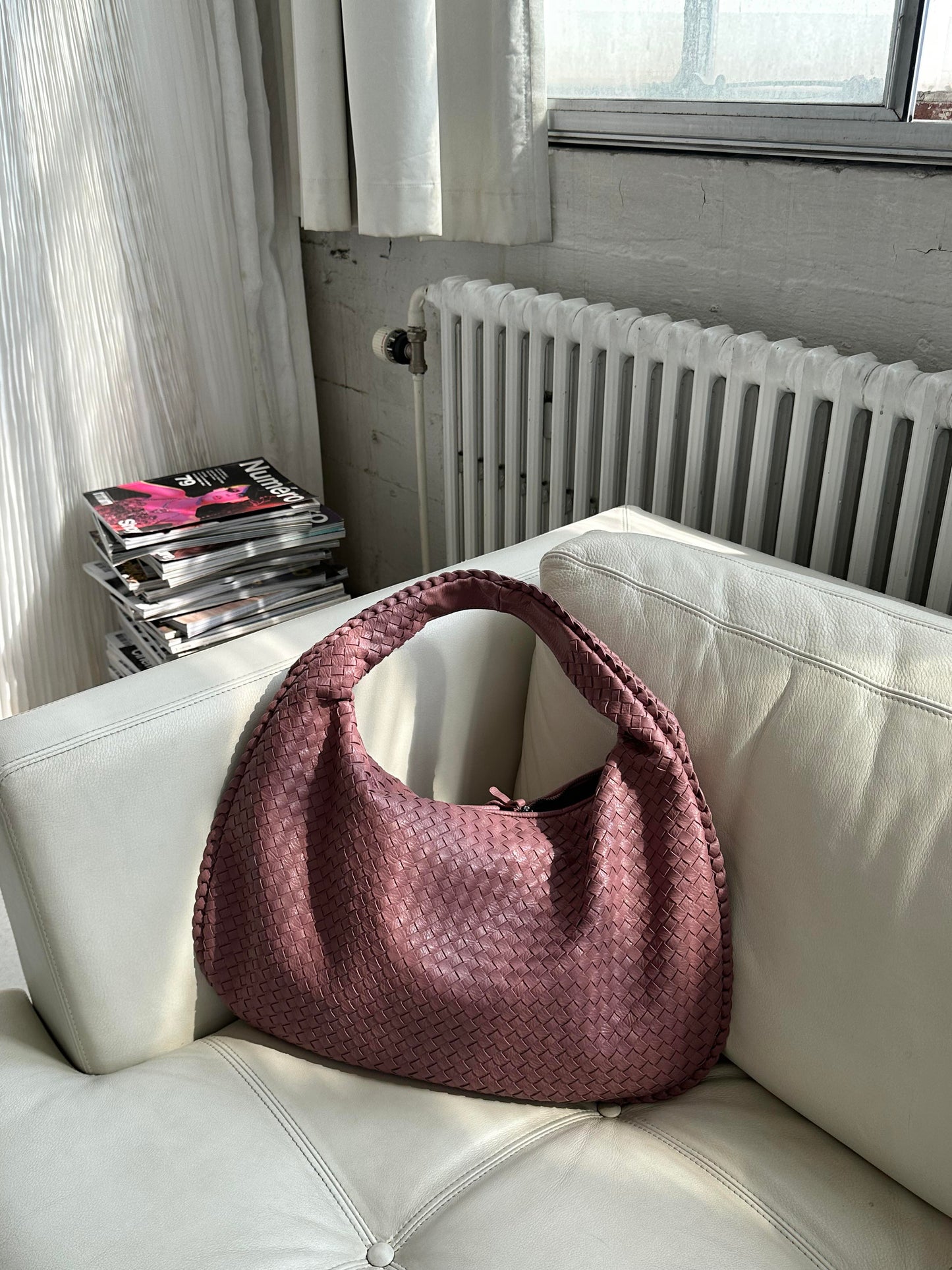 Cross-Weave Bag - Rose
