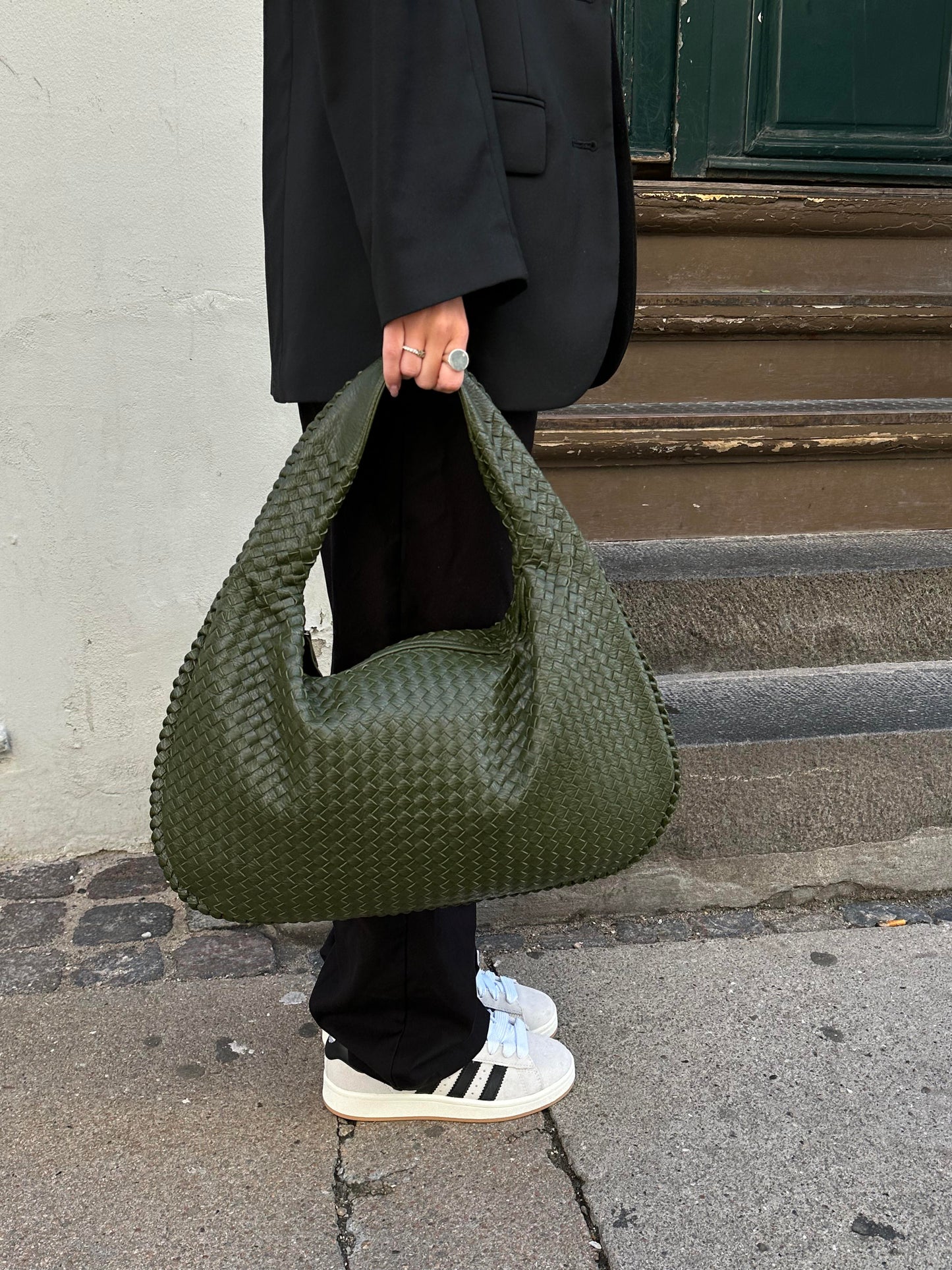 Cross-Weave Bag - Khaki