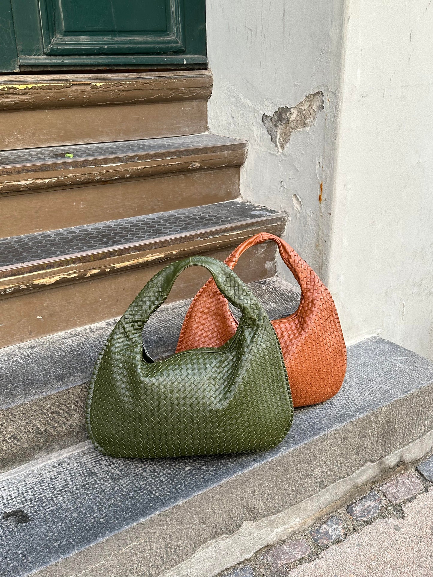 Cross-Weave Bag - Khaki