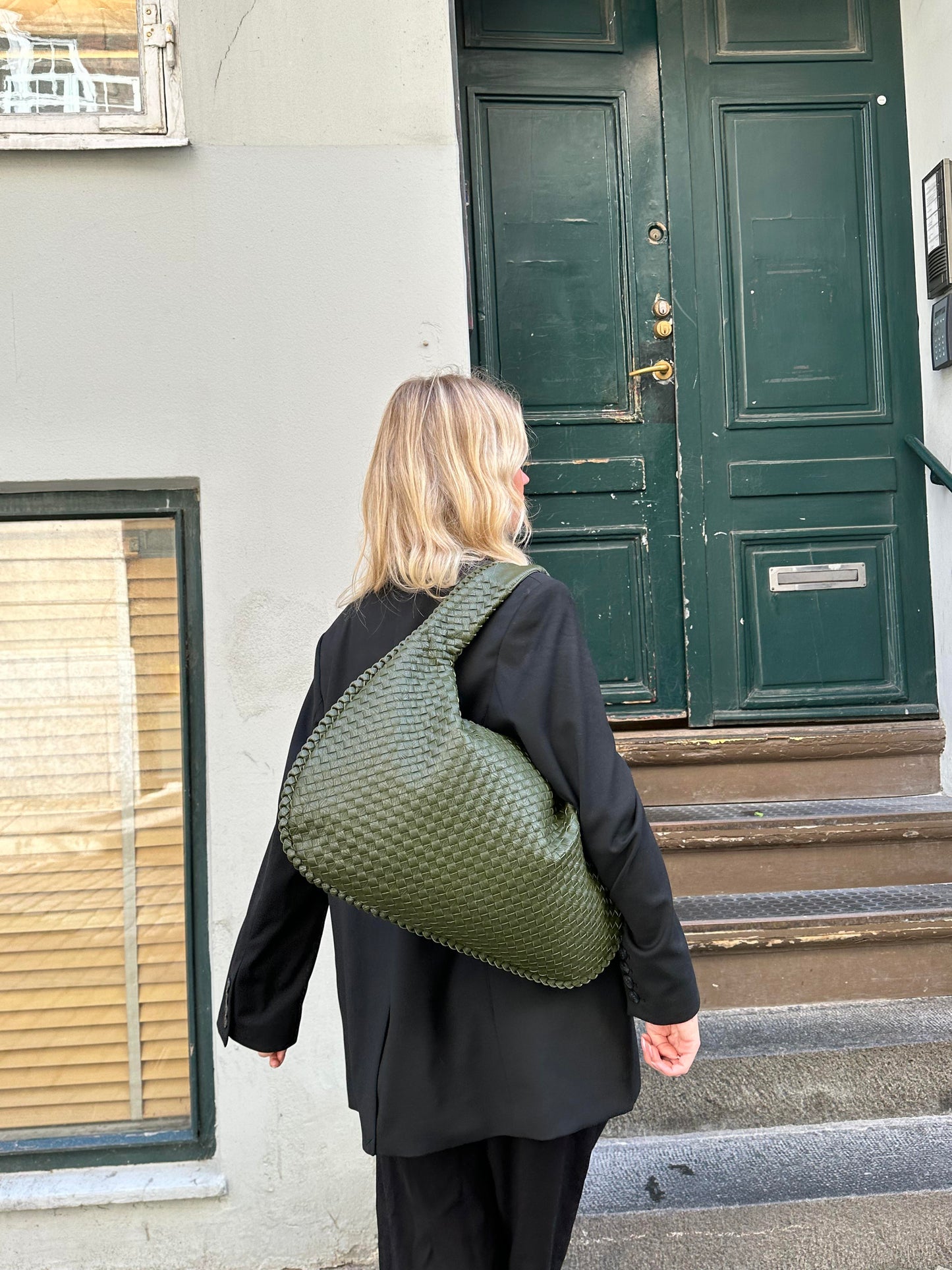 Cross-Weave Bag - Khaki