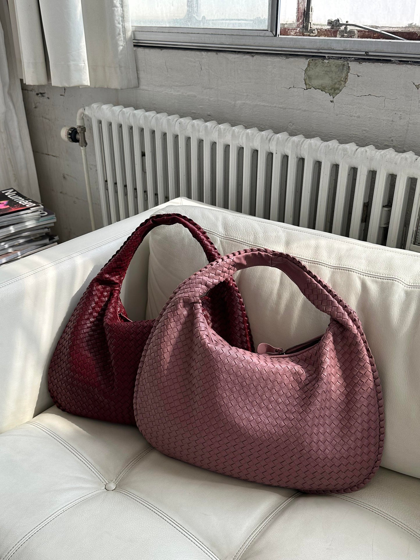 Cross-Weave Bag - Rose