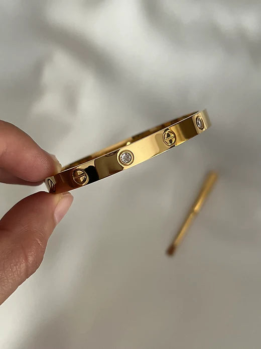 Lila Gold Diamanté Bracelet