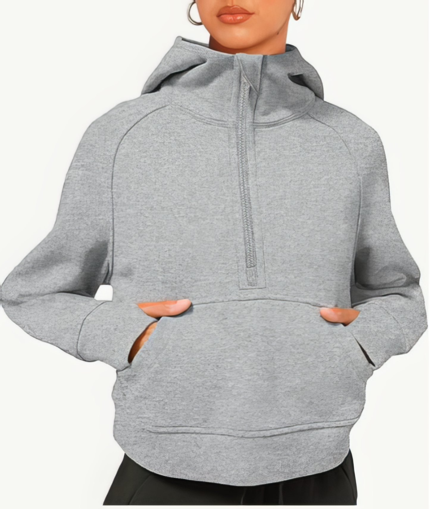 Bella Half-Zip Pullover Hoodie