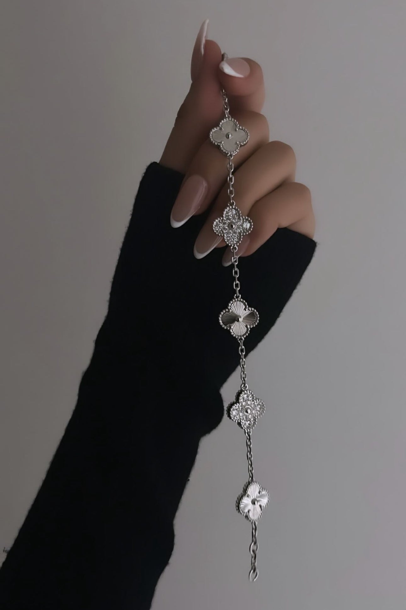 Silver Raya Diamanté Bracelet