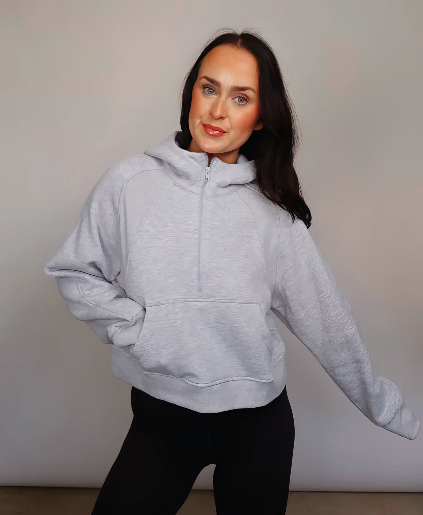 Bella Half-Zip Pullover Hoodie