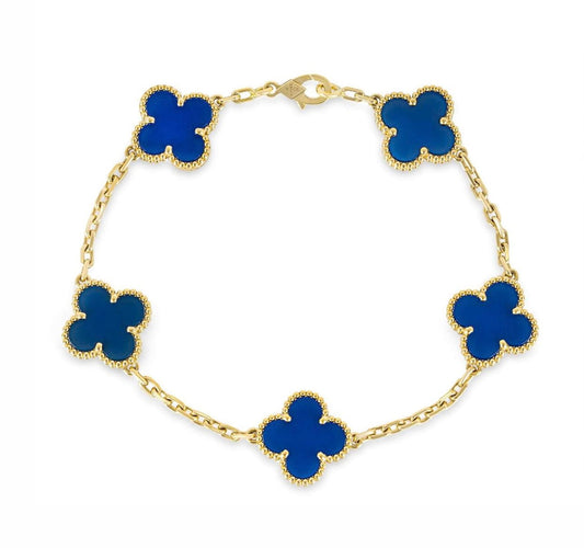 Royal Blue (gold) Raya Bracelet