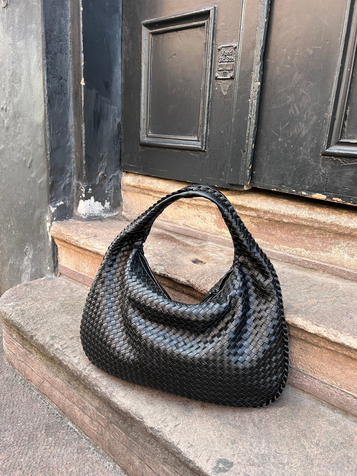 Cross-Weave Bag - Black