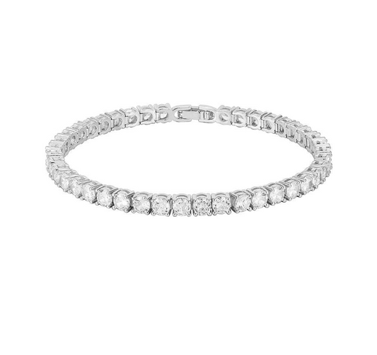 Ash Classic Tennis Bracelet I Silver