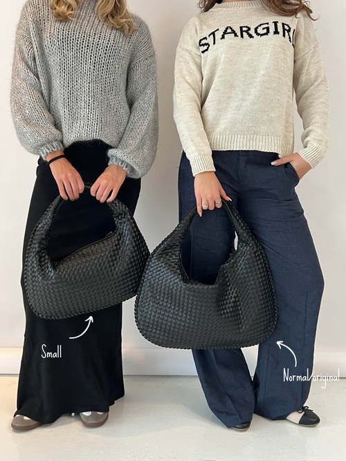 Cross-Weave Bag small - Black