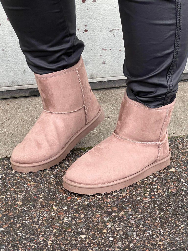 Teddy boots - brown