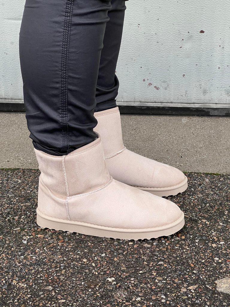 Teddy boots - beige