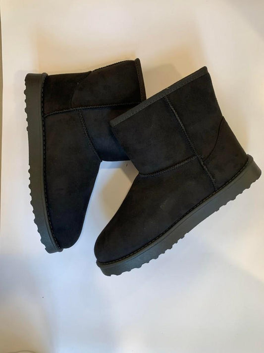 Teddy boots - black