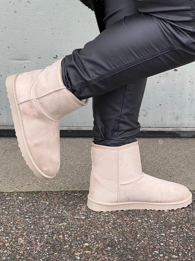 Teddy boots - beige