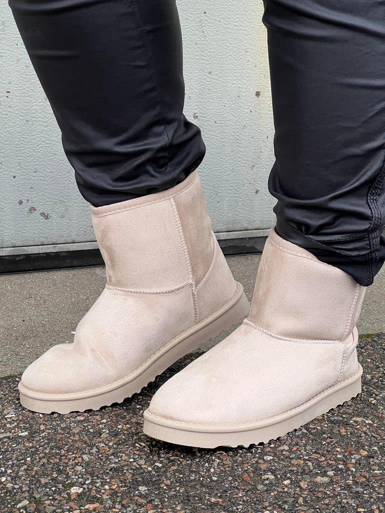 Teddy boots - beige