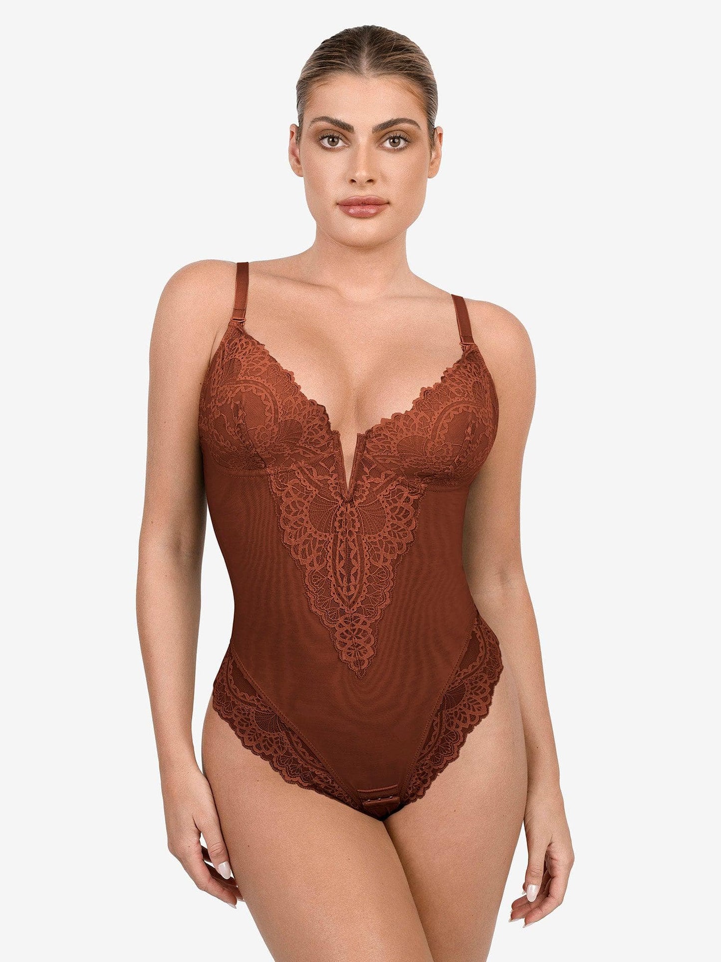 Built-In Shapewear Lace Bodysuit Or Jumpsuit Or Dress