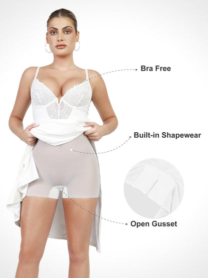 Built-In Shapewear Lace Bodysuit Or Jumpsuit Or Dress