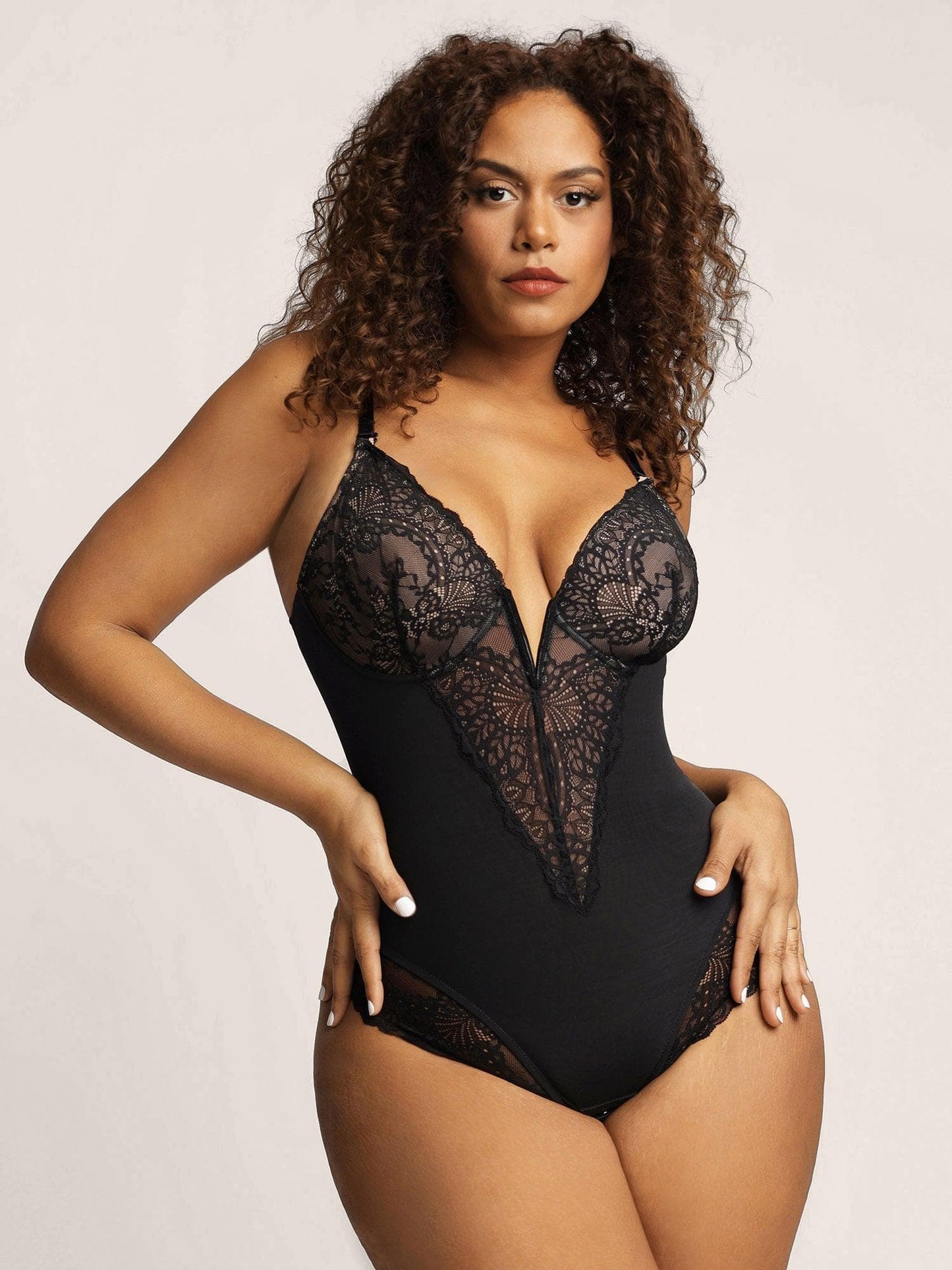 Built-In Shapewear Lace Bodysuit Or Jumpsuit Or Dress