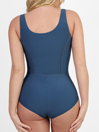 Denim Tummy Control Bodysuit