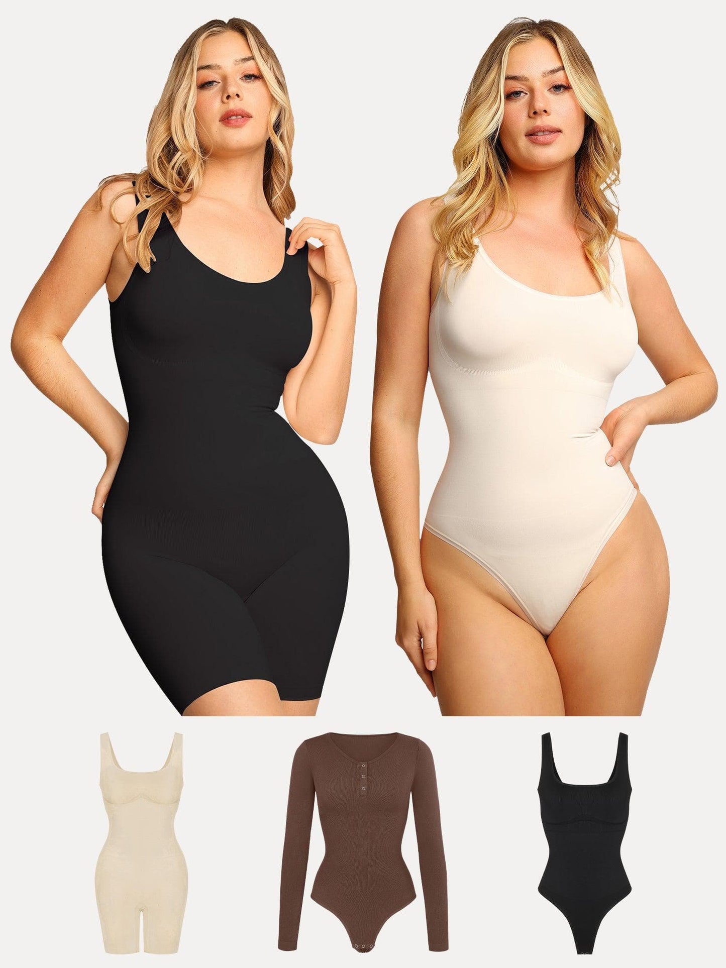 Eco-Friendly Seamless Sculpting Bodysuits