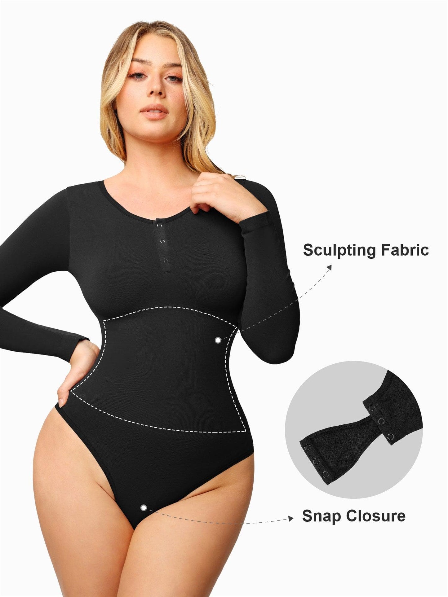 Eco-Friendly Seamless Sculpting Bodysuits