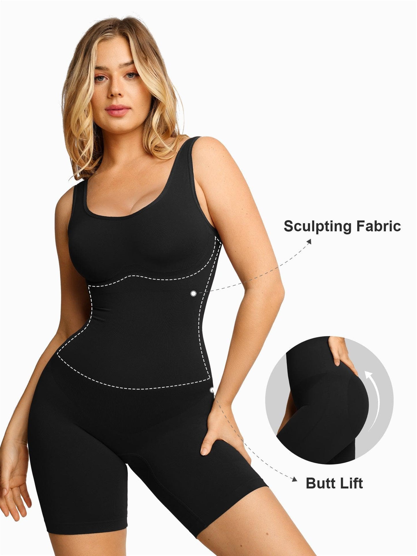 Eco-Friendly Seamless Sculpting Bodysuits