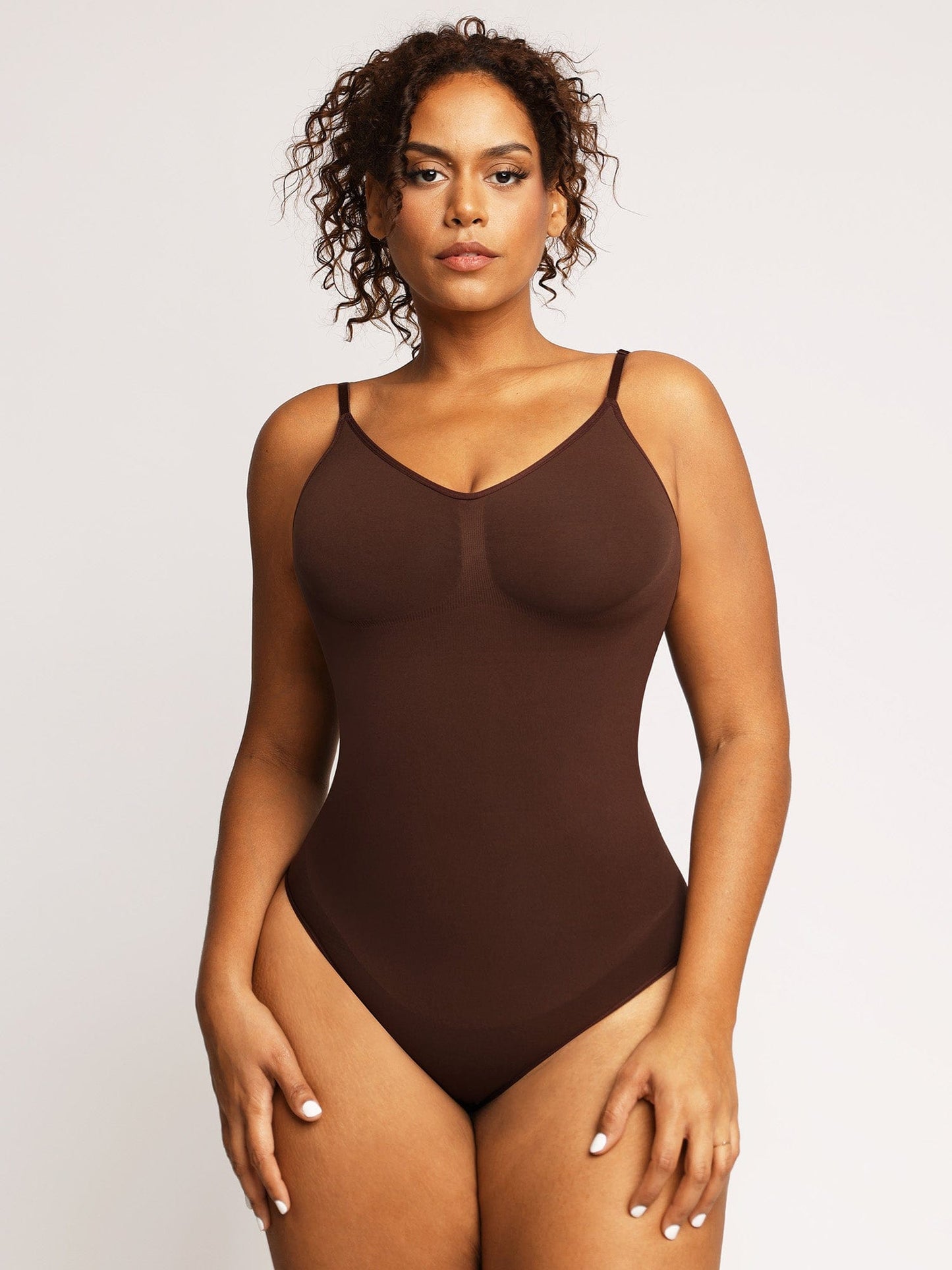 Scoop Neck Snap Gusset Brief Bodysuit